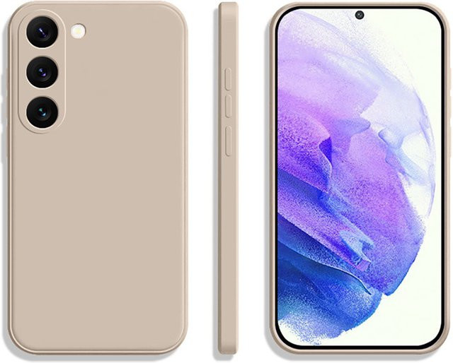Silikon-Handyhülle mit Samtfutter für Samsung Galaxy A14 A15 A16 A23 A26 A31 A32 A33 A51 in Blau - Bild 1
