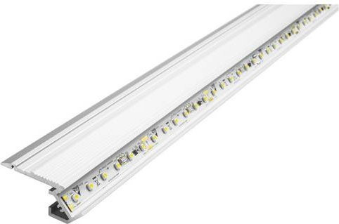 Barthelme LED Treppenstufenprofil aus Aluminium in Silber