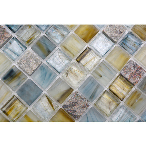 HuH Mosaik Mosaikfliese Conical in Bunt, Glas, Glänzend, B/L: 30,2 x 30,2 cm - Bild 2