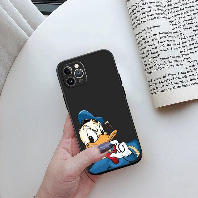 Mart43 DuckTales Donald Duck High-End Handyhülle für iPhone 16 15 14 13 Pro Max Plus Mini in Schwarz - Bild 1