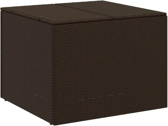 Furnicato Gartentruhe aus Poly Rattan in Braun mit 291l Volumen - Bild 1
