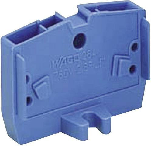 WAGO 264-301 Einzelklemme 6mm Zugfeder in Grau und Blau - Bild 1