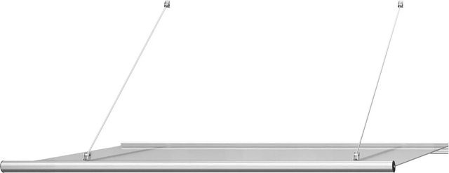 Roro Vordach V155 aus Edelstahl in Silber B/T/H: 151,5 x 97 x 85,5 cm - Bild 1