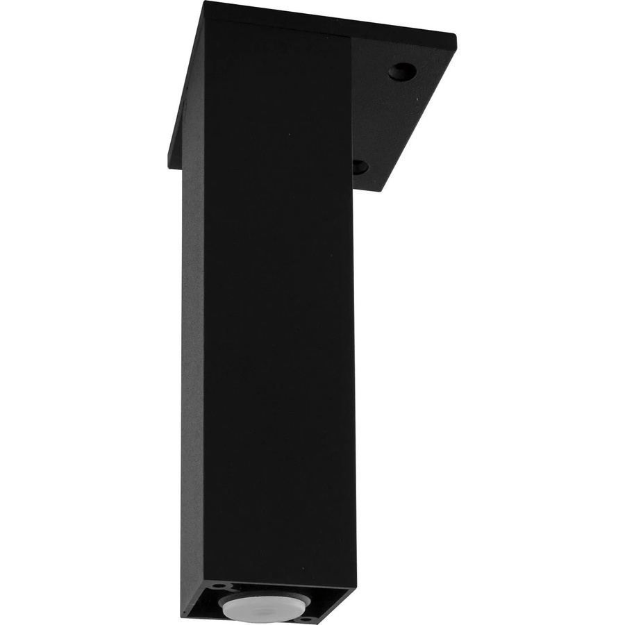Simausrom Verstellbarer Möbelfuß aus Aluminium in Schwarz Matt, Breite: 4 cm, Tiefe: 4 cm, Höhe: 19 cm - Bild 2