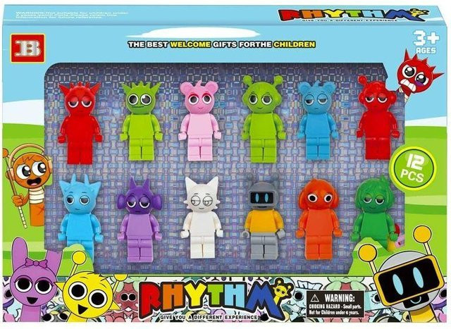 Yiran toy 1 Sprunki Actionfiguren Bausteine Anime Puppe 12-teiliges Set - Bild 1