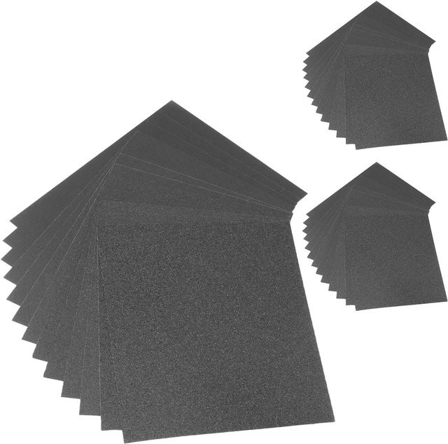 STAHLWERK Schleifpapier 36er Set aus Siliziumcarbid für Holz und Metall in Schwarz und Grau - Bild 1