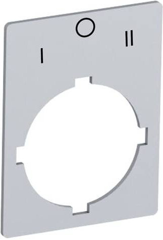 ABB SK615550-81 Textschild in Silber - Bild 1