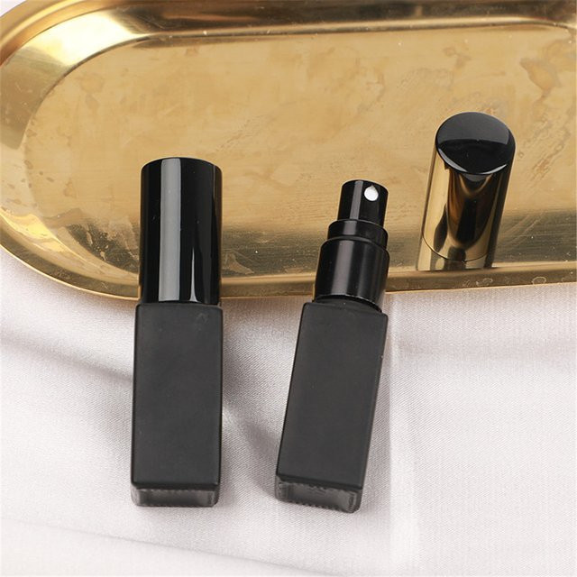 ZHUXAOWAN Parfüm Flasche, schwarze Milchglas-Sprühflasche, 5ml/10ml - Bild 1