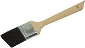 FRIESS-TECHNO-PROFI Flachpinsel 35mm abgeschrägt mit schwarzer Chinaborste - Bild 1