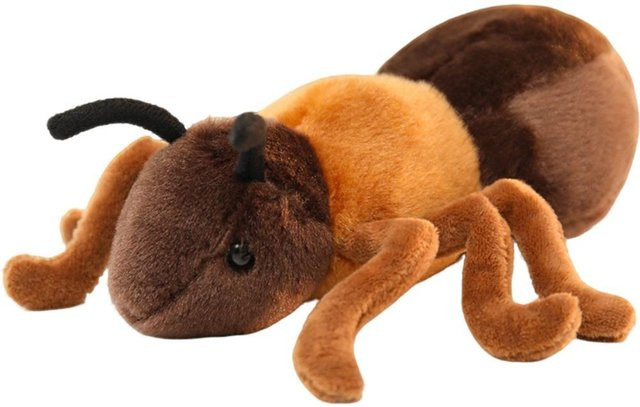 Linyi toy Kleine Ameise Plüschtier, Schwarz, 18cm, ab 2 Jahren - Bild 1