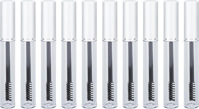 GoolRC Mascara-Tube, 3 ml, 10 Stück, weiß, glänzend - Bild 1