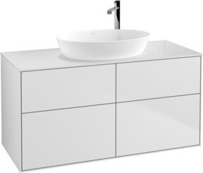 V&B Waschtischunterschrank Finion in Weiß lackiert, B/T: 120 x 50,1 cm - Bild 1