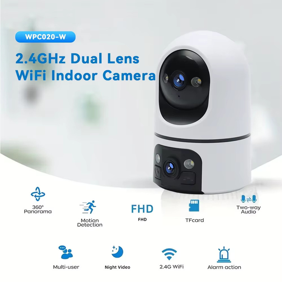 DiFang WiFi-Babyphone-Kamera mit 10 MP und 5K Auflösung, Weiß, Smart-App-Steuerung, Zwei-Wege-Audio und One-Touch-Anruf zur Überwachung von Babys, Haustieren und Senioren - Bild 4