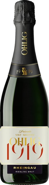 Rüdesheimer Sektkellerei Ohlig Riesling Sekt Brut 2024 0,75 l - Bild 1