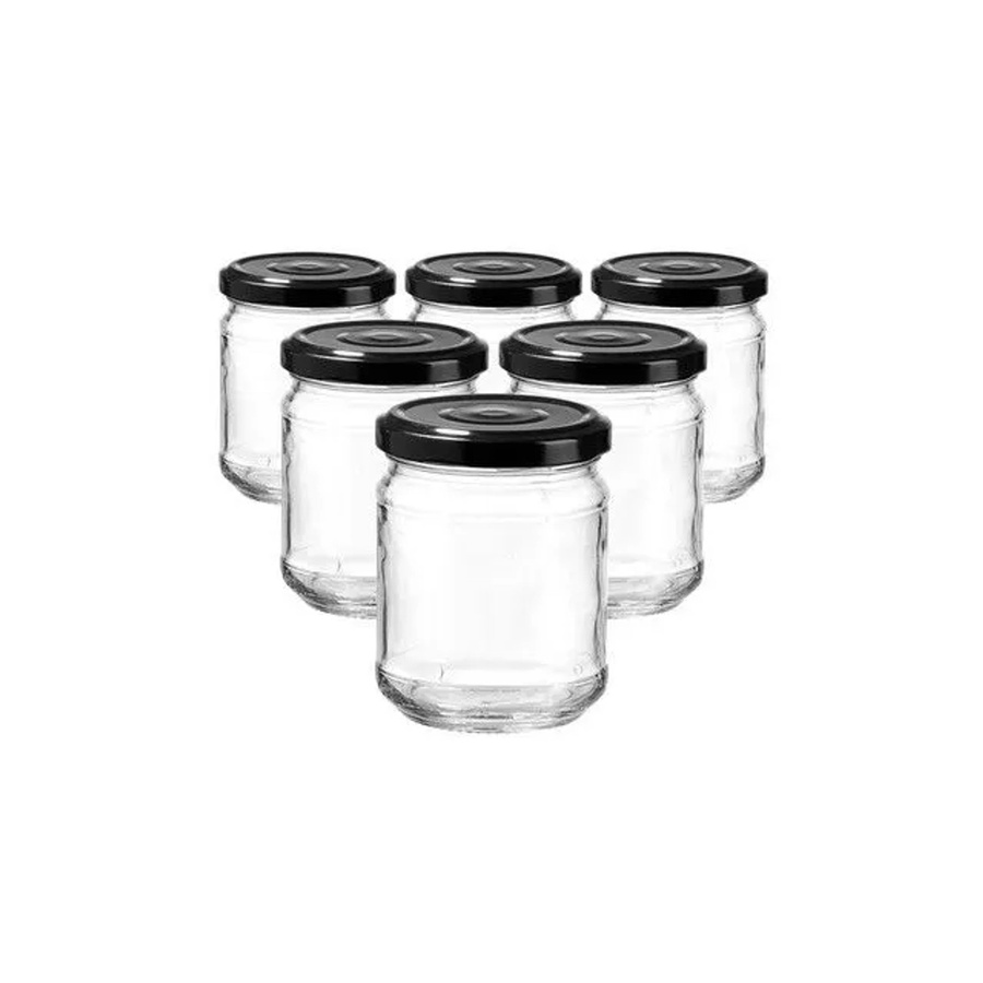 Ritzenhoff & Breker Kitchen Love Einmachgläser mit Schraubverschluss, transparent, 6er Set, 200 ml - Bild 2