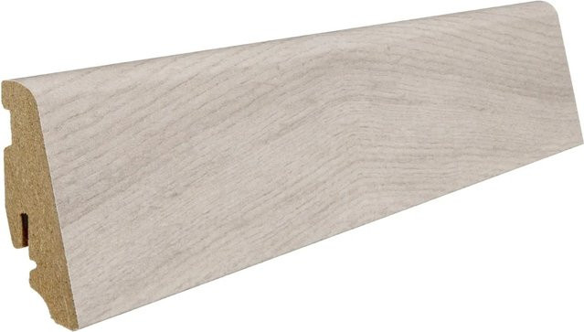 Haro Sockelleiste Eiche Emilia Samtgrau MDF, H x B x T: 58 x 19 mm, Länge: 2200 mm - Bild 1