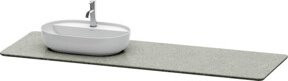 Duravit Waschtisch-Konsole Luv in Grau aus Granit-Verbundwerkstoff B/T/H: 178,3 x 59,5 x 2 cm - Bild 1