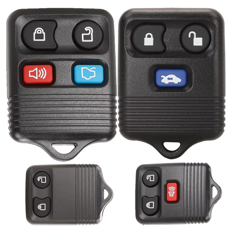 Jingyuqin Ersatzgehäuse für Auto Fernbedienung Schlüssel Shell in Schwarz für Ford Edge Escape F150 Freestar Lincoln Mazda Tribute Mercury Monterey Smart Entry - Bild 5