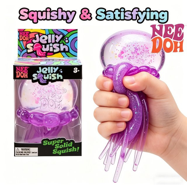 Needoh Oktopus & Quallen Squishy Blind Box, Meerestiere, ab 3 Jahren - Bild 1