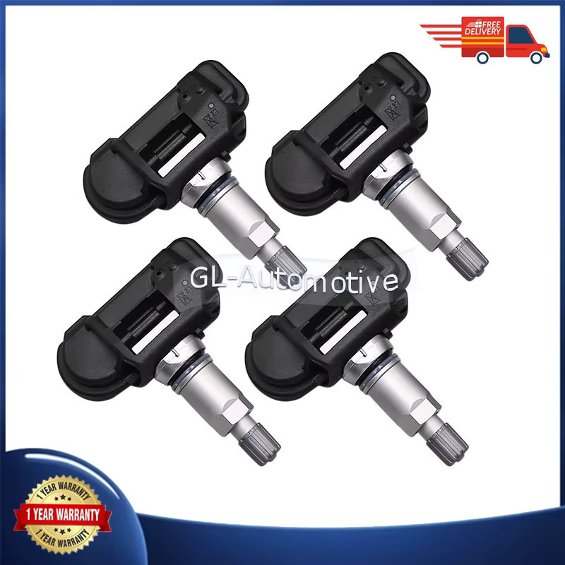 4er-Set GANGLE Reifendruckkontrollsystem TPMS Sensoren 433MHz für Fiat Doblo 2022-2023 und Ducato in Schwarz - Bild 2