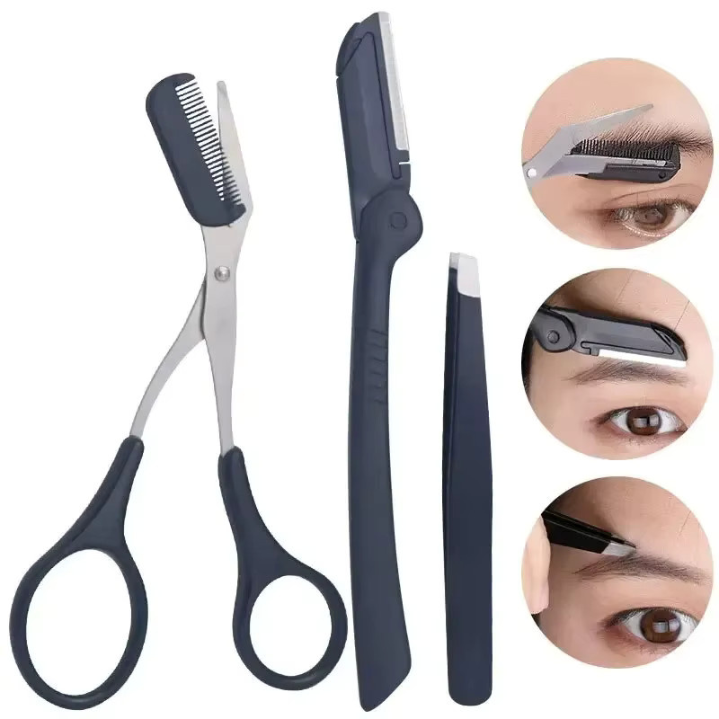 CNKESS Augenbrauen-Set aus Edelstahl, Unisex - Bild 1