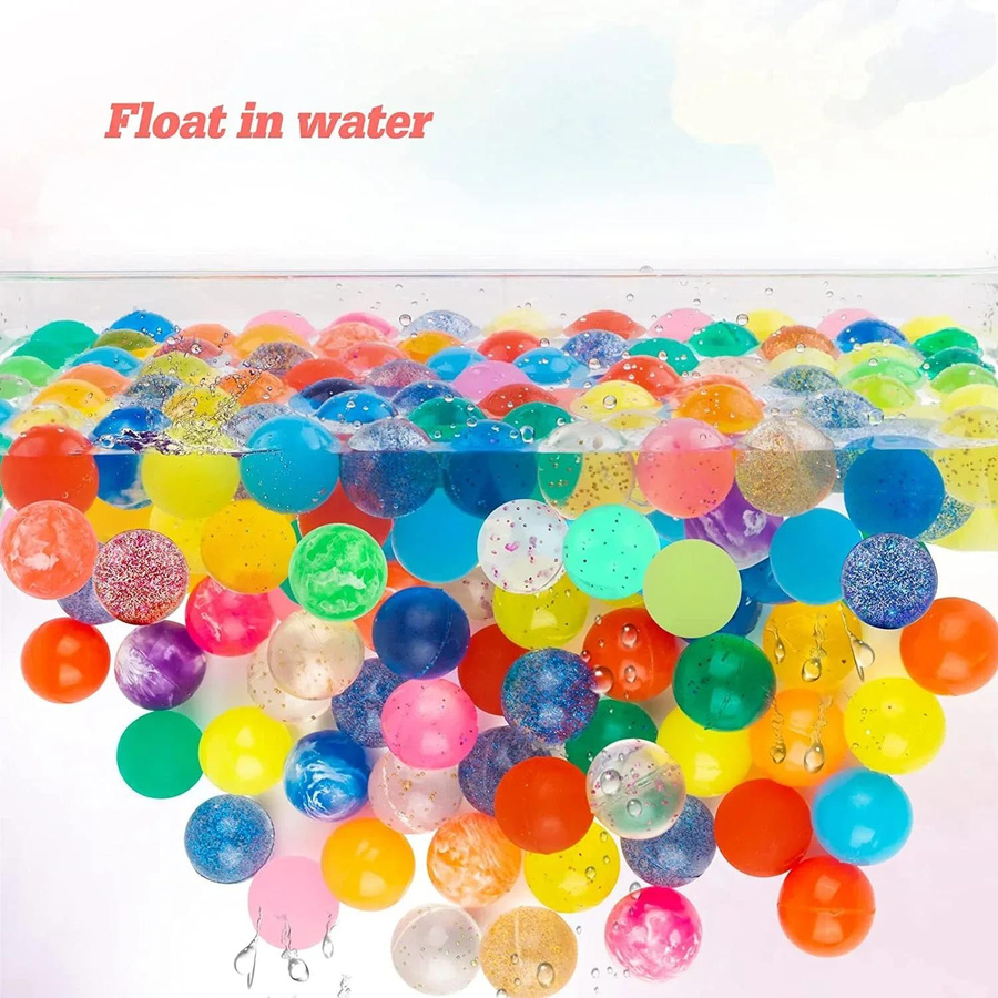 OONBIFFY Hüpfball Spielzeug mit Wasser 25mm Bunt / Mehrfarbig 6-12 Jahre - Bild 3