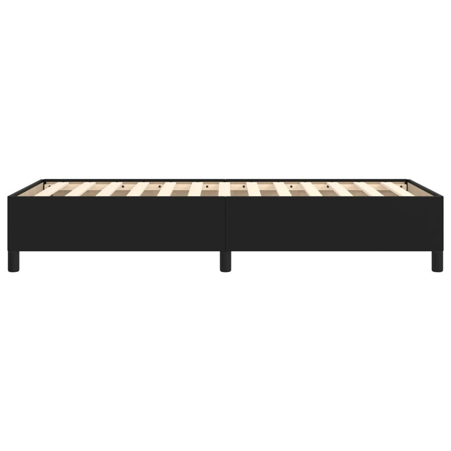 vidaXL Bettgestell gepolstert in Schwarz aus Kunstleder B/T/H: 100 x 200 x 35 cm - Bild 3