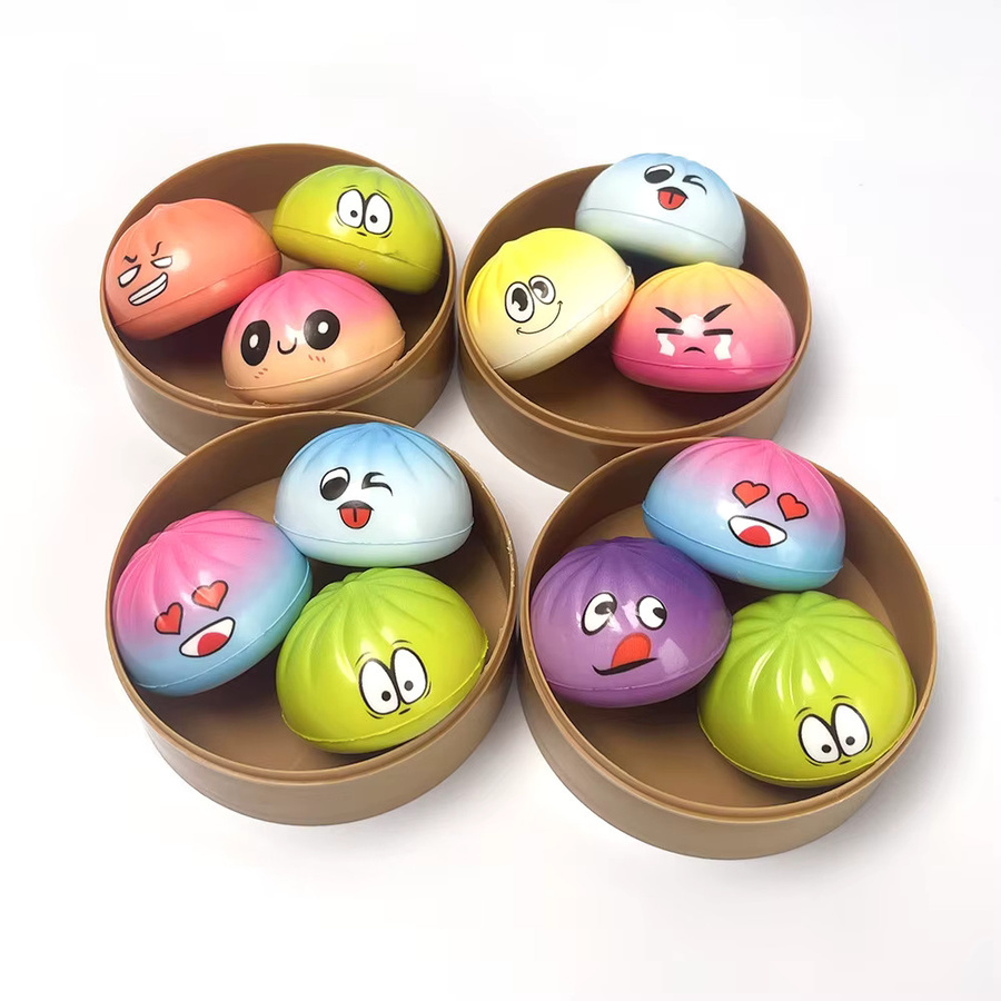 Hot Toys Dampfnudel-Squishy-Spielzeug, multicolor - Bild 3