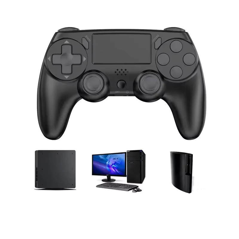 Gaminja Wireless Gamepad Bluetooth Game Controller mit sechsachsigem Gyro und Dual Vibration für PS4, PS3 und PC in Schwarz oder Weiß - Bild 6