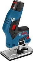 Bosch Akku-Kantenfräse GKF 12V-8 Professional mit 2 Akkus und L-BOXX, 12V, Blau/Schwarz - Bild 1
