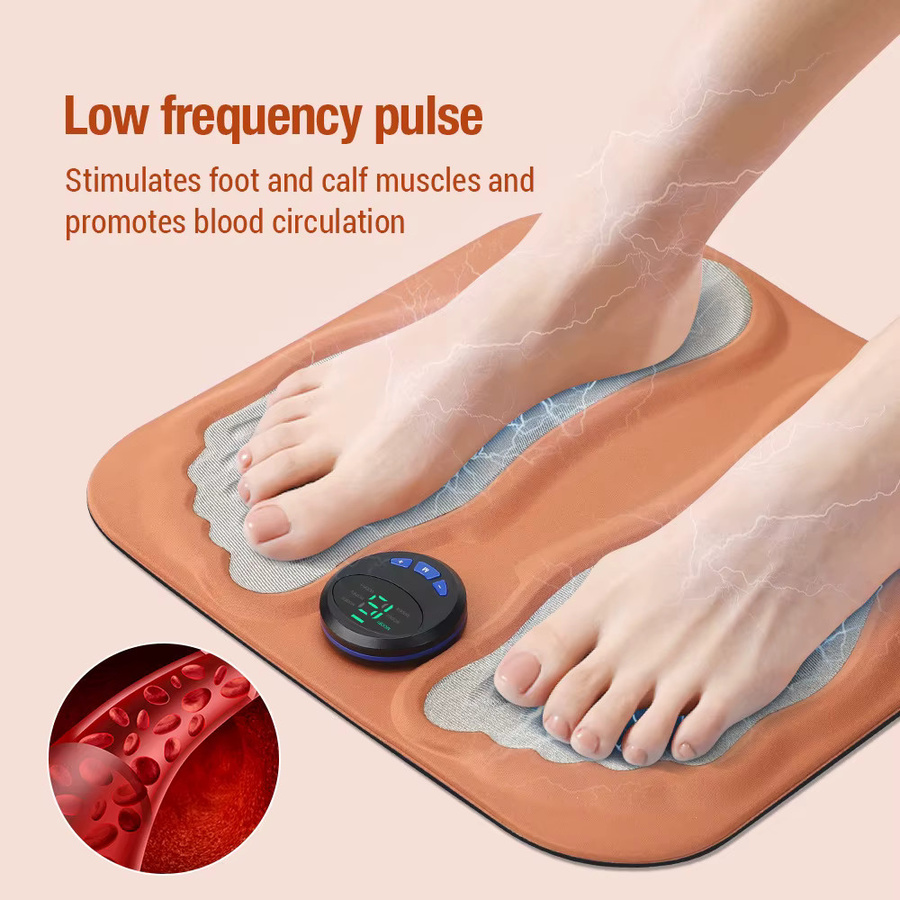 Windaily 3D-Elektro-EMS-Fußmassagegerät mit TENS, 6 Modi, 15 Stufen - Bild 2