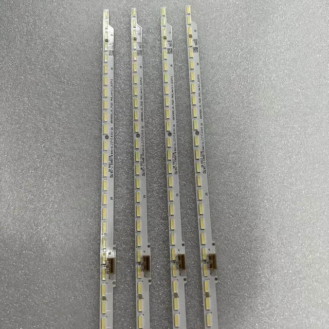 4er-Set LED-Hintergrundbeleuchtungsstreifen für Panasonic TX-65HX900E, 40 LEDs pro Streifen, Farbe: Weiß, Länge: 360 mm - Bild 1