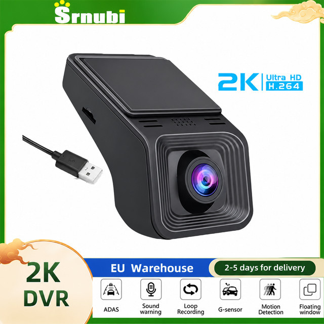 Srnubi 2K 1440P Full HD ADAS Dashcam und Android Multimedia-Navigation Stereo-Haupteinheit für BYD Qin 2012-2026 in Schwarz - Bild 1