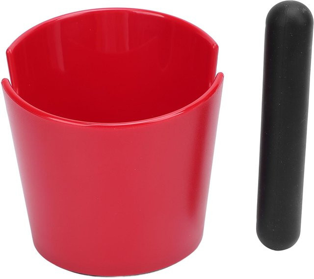 CosyHome Kaffee-Abschlagbox aus Kunststoff in Rot, spritzwassergeschützt und rutschfest - Bild 1