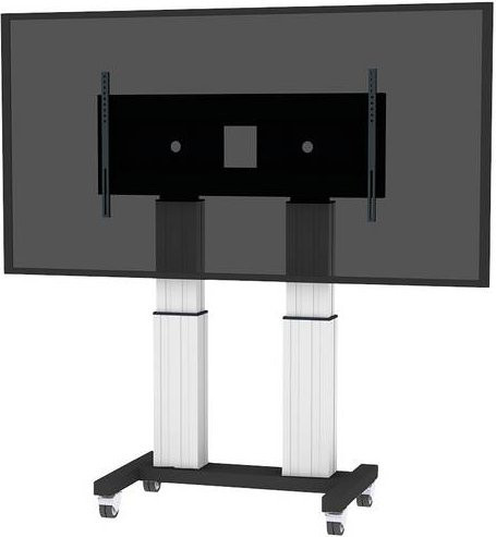 Neomounts PLASMA-M2600SILVER TV-Rollwagen Bodenständer in Silber für Fernseher von 177,8 cm bis 267,0 cm, Starr - Bild 1