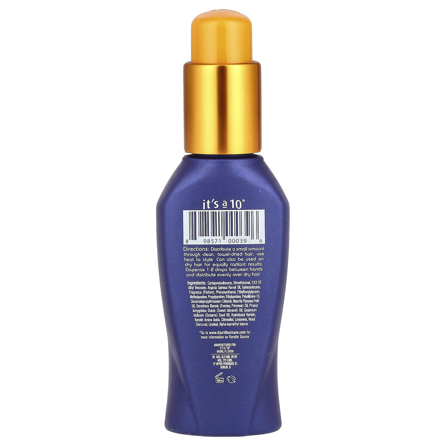K dress beauty Es ist eine 10 Miracle Oil mit Keratin, 88,7 ml, Damen - Bild 2
