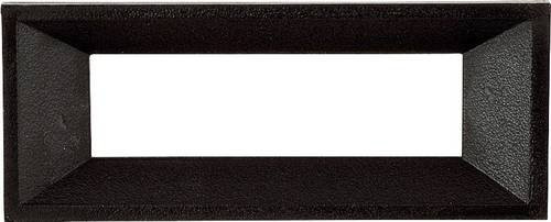 Strapubox AR 4A Frontrahmen für 4-stelliges LC-Display in Schwarz aus Kunststoff - Bild 1