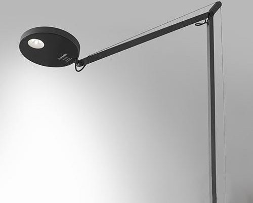 Artemide Demetra Lettura LED-Tischleuchte aus Aluminium in Anthrazitgrau und Schwarz, dimmbar und verstellbar mit warmweißem Licht (3000K) - Bild 1