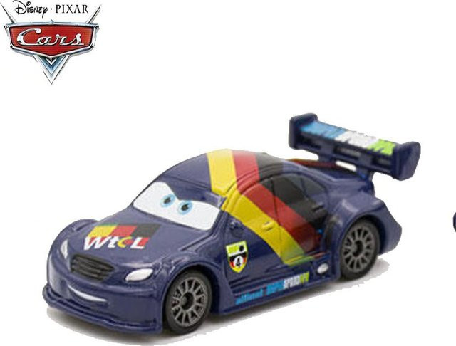 Disney Pixar Cars 2 DJ Slug Agent Boust, Diecast Modell, 1:55, ab 4 Jahren - Bild 1