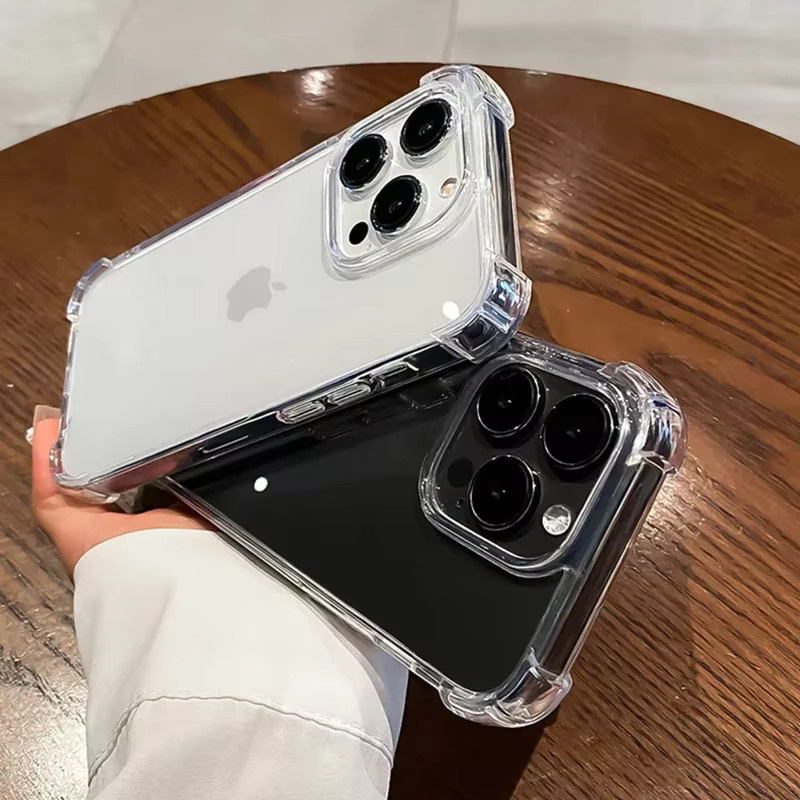 Stoßfeste und transparente Silikon Handyhülle von ROEG für iPhone 16, 15, 14, 13, 12, 11 Pro Max und Plus - Bild 2