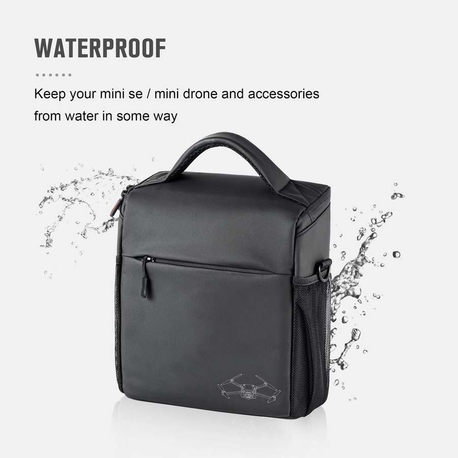 STARTRC TECH Tragbare Aufbewahrungstasche als Schultertasche, Handtasche oder Rucksack für DJI Mini 4 Pro, Mini 3 Pro, Air 3, Air 2S und weitere Modelle, Schwarz - Bild 3