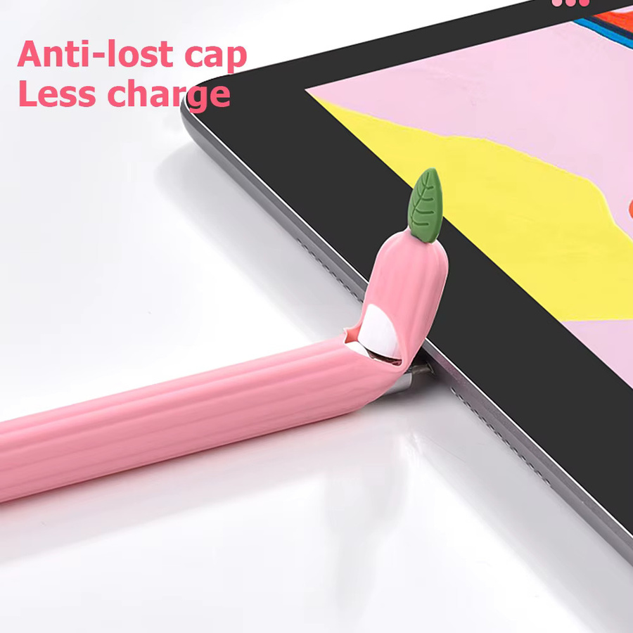 Silikon-Schutzhülle für Apple Pencil 1. und 2. Generation in Grün - Bild 2
