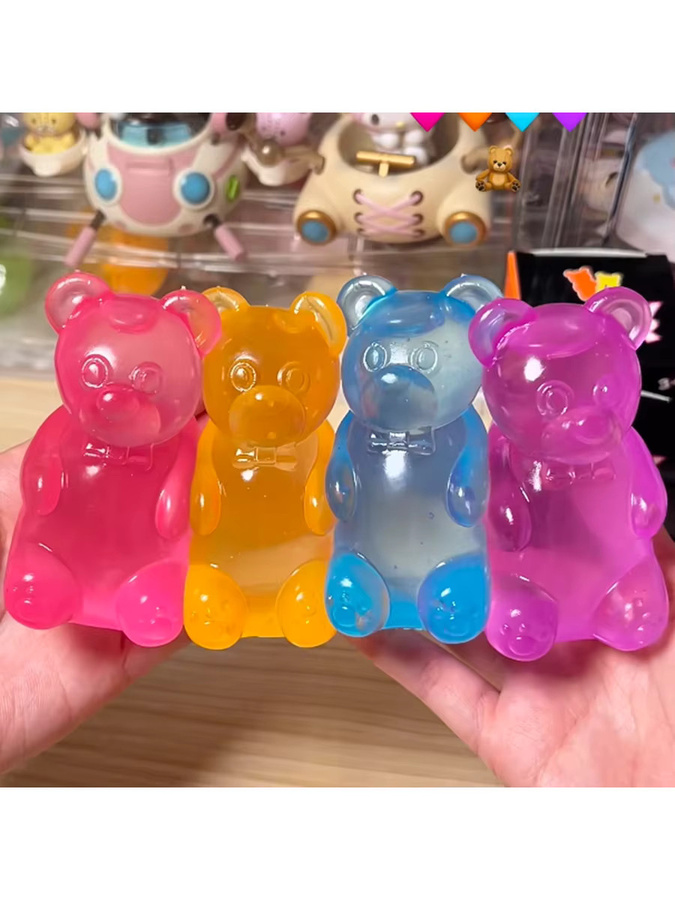 Bandai Kleiner Bär Maltose-Quetschball, Stressabbau-Spielzeug, Musikalisches Stressabbau-Tool - Bild 2