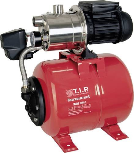 T.I.P. Hauswasserwerk HWW 3600 i Gartenpumpe mit 3600 l/h in Rot - Bild 1