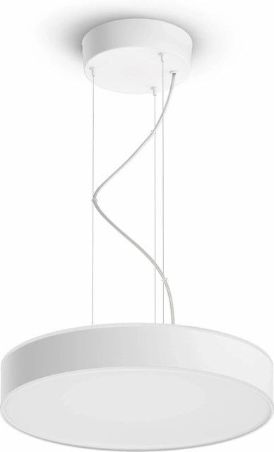 Philips Hue White Ambiance Enrave Pendelleuchte Weiß mit Dimmer und 4500 Lumen LED - Bild 1