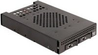 Delock 3.5 Zoll Wechselrahmen für 2 x M.2 NVMe SSD in Schwarz - Bild 1