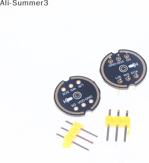 MS3625 INMP441 I2S-Digitalmikrofonmodul in Schwarz: Omnidirektionales, hochpräzises und stromsparendes Mikrofon für ESP32 und Arduino - Bild 1