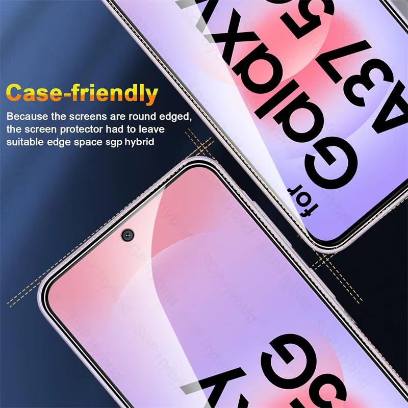 5 Stück Samsung Galaxy A37 5G Schutzglas mit 9H Härtegrad, 6,7 Zoll Display-Schutzfolie, transparent - Bild 3