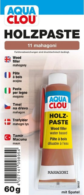 Clou Holzpaste Mahagoni wasservererdünnbar 60 g - Bild 1