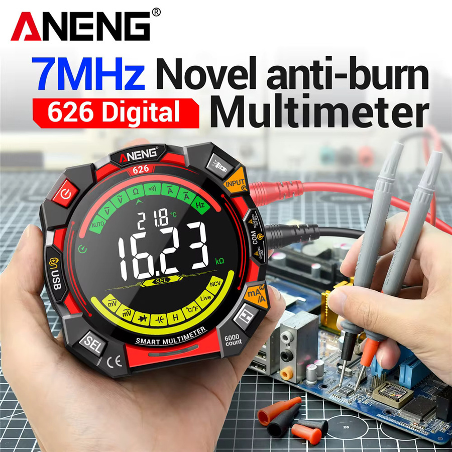 ANENG 626 Digitalmultimeter hochpräziser AC/DC-Tester mit NCV-Spannungsinduktion bis 600 V - Bild 2